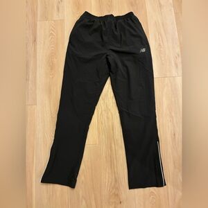 New Balance Men's Black Pant Fleece like partially lined inside M